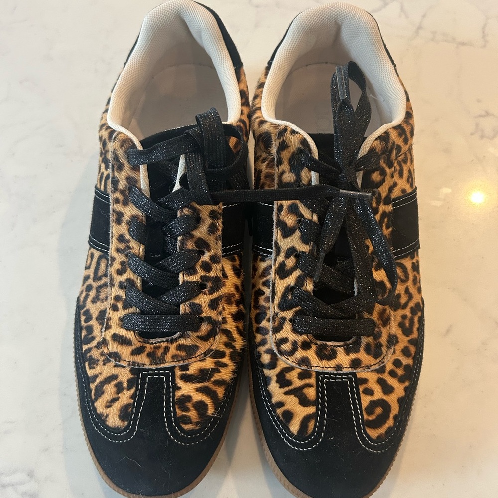 J.Crew Field Sneakers in Calf Hair, Size 10h